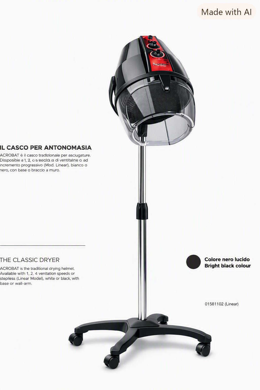 Casco Asciuga Capelli ACROBAT