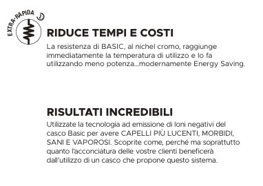 Casco Asciuga Capelli BASIC 1V