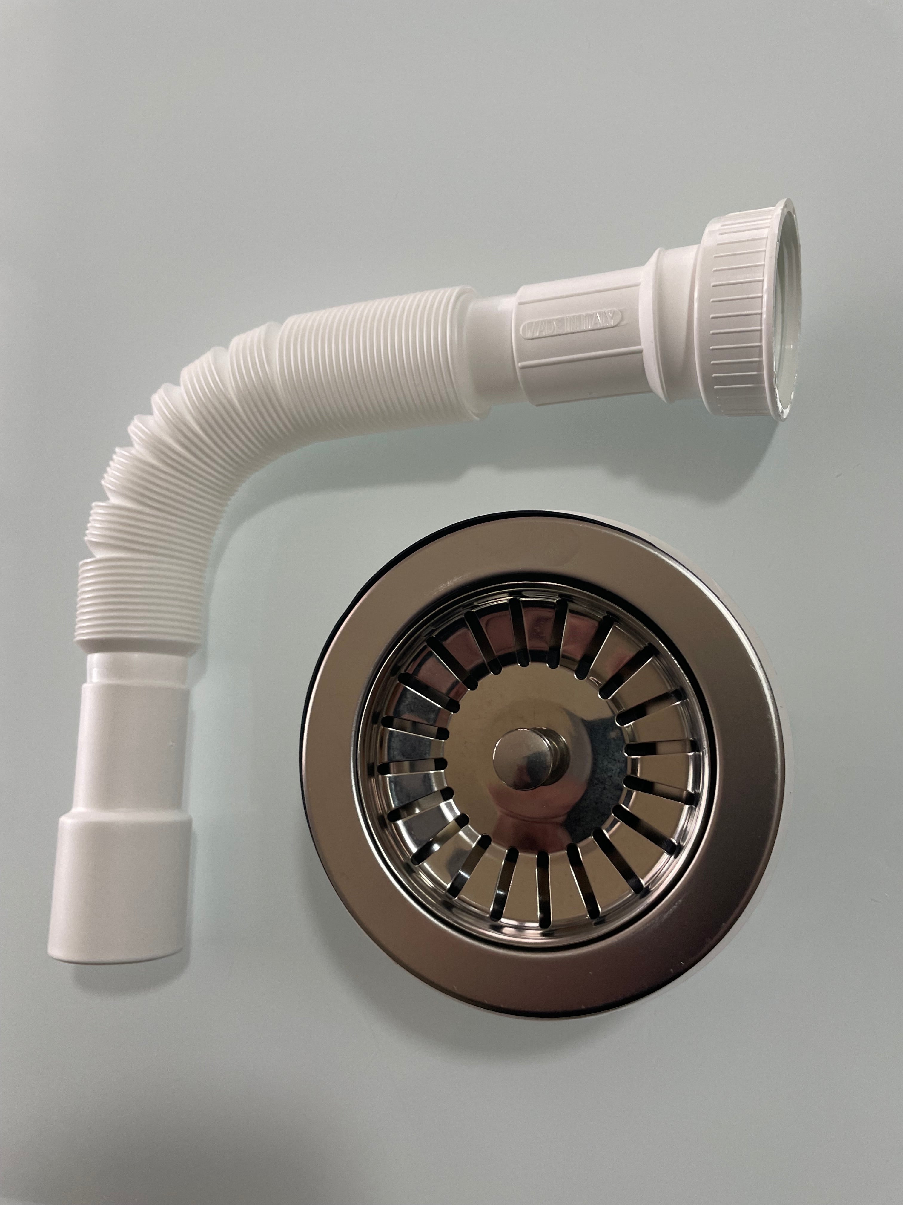 Kit completo piletta + tubo scarico per lavatesta